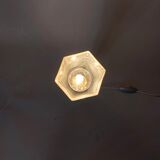 Lampe de chevet en aluminium et laiton 1930/1940