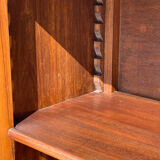 Louis XV Style Walnut Display Cabinet
