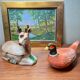 Pheasant terrine in faience Michel Caugant