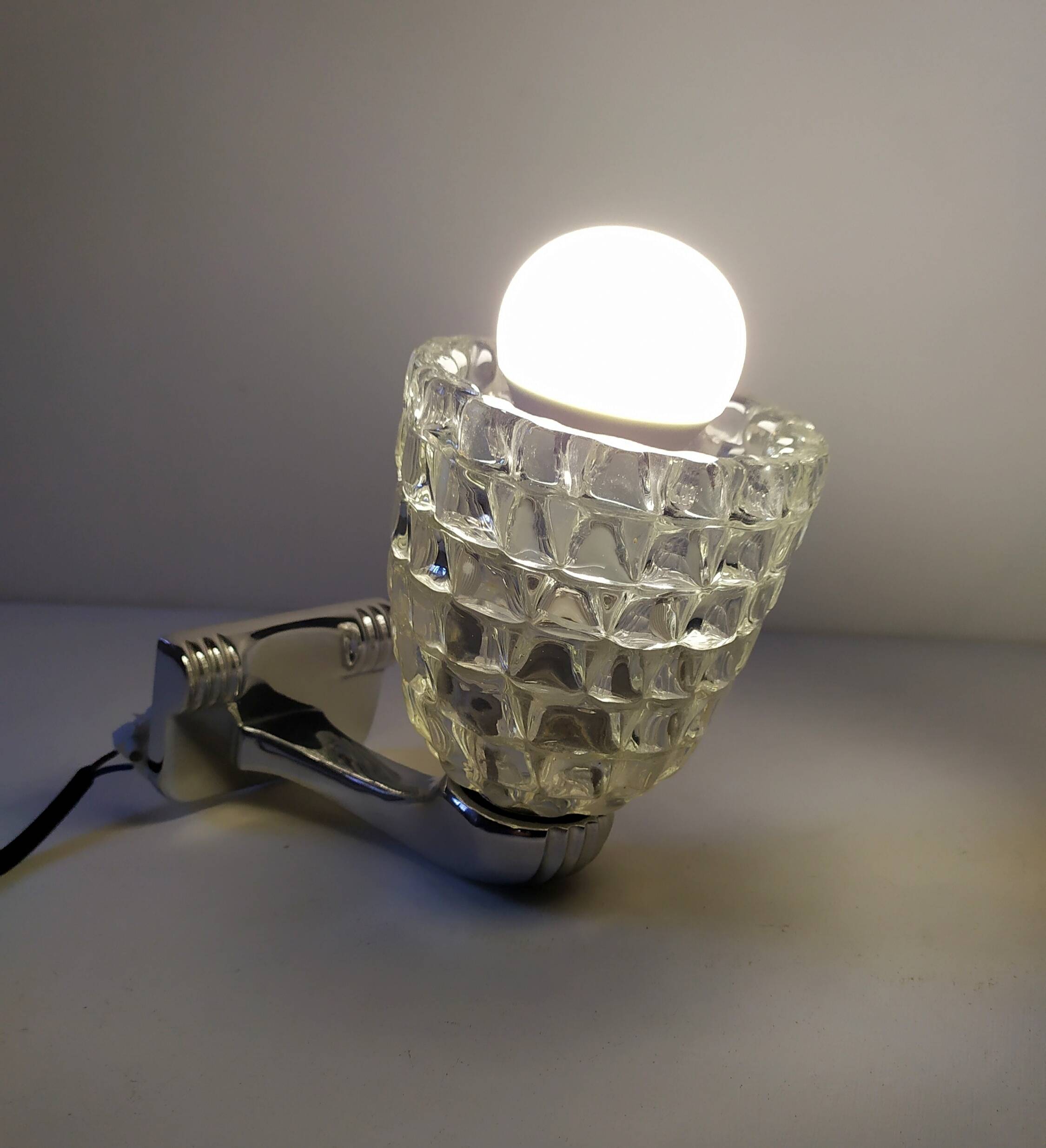 Wall light attributed to Ercole Barovier for Barovier & Toso, 1940s.