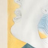 Picasso, reproduction "woman's head" preparatory drawing Guernica