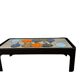 Vintage ceramic coffee table / Coffee table with rounded corners