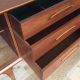 Jentique midcentury honey teak sideboard