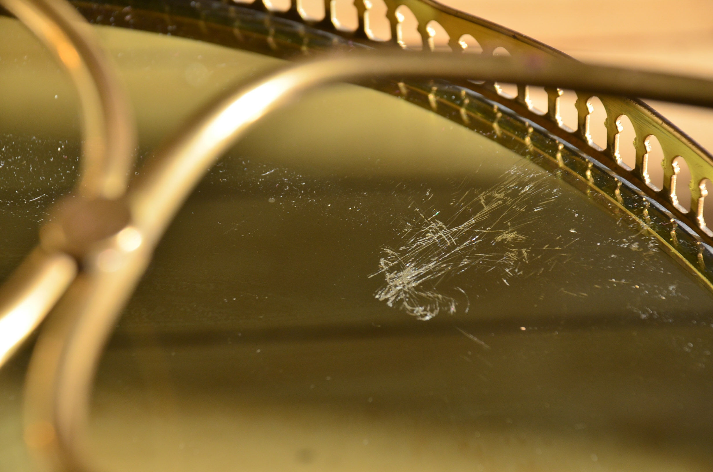 Skateboard brass glass 60 years serving