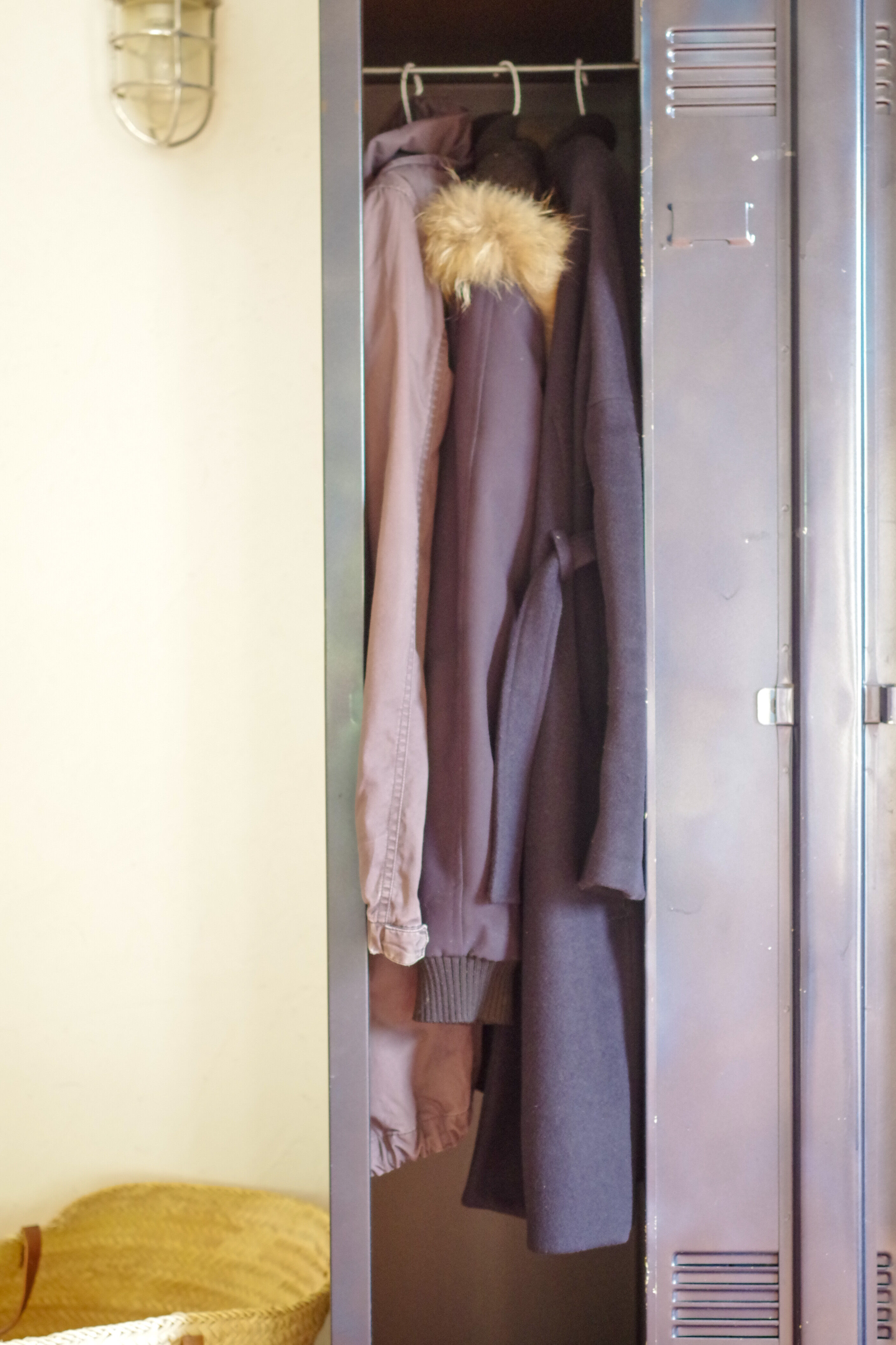 Double patinated blue jacket