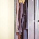 Double patinated blue jacket