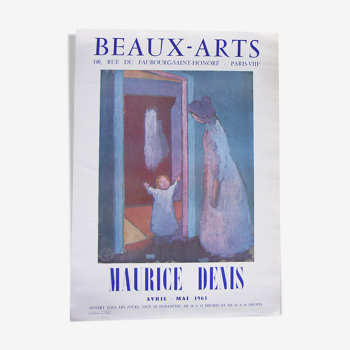 Exhibition poster of Maurice Denis from 1963 " L' Enfant ".