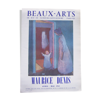 Exhibition poster of Maurice Denis from 1963 " L' Enfant ".