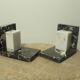 Pair of Art Deco marble bookends