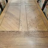Solid wood monastery table