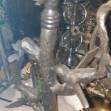 Stained glass lamp floral