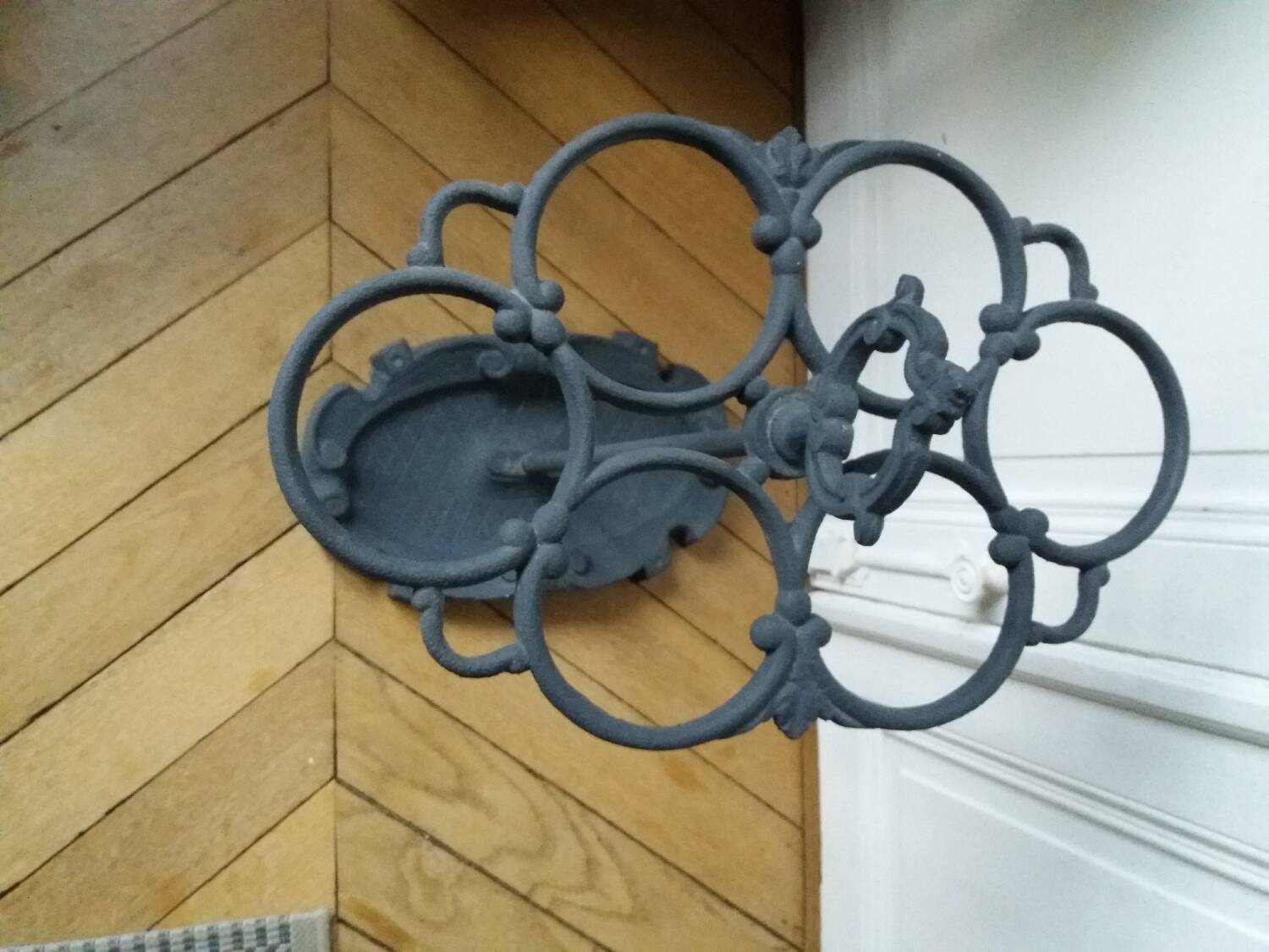 Cast iron umbrella stand 20th century
