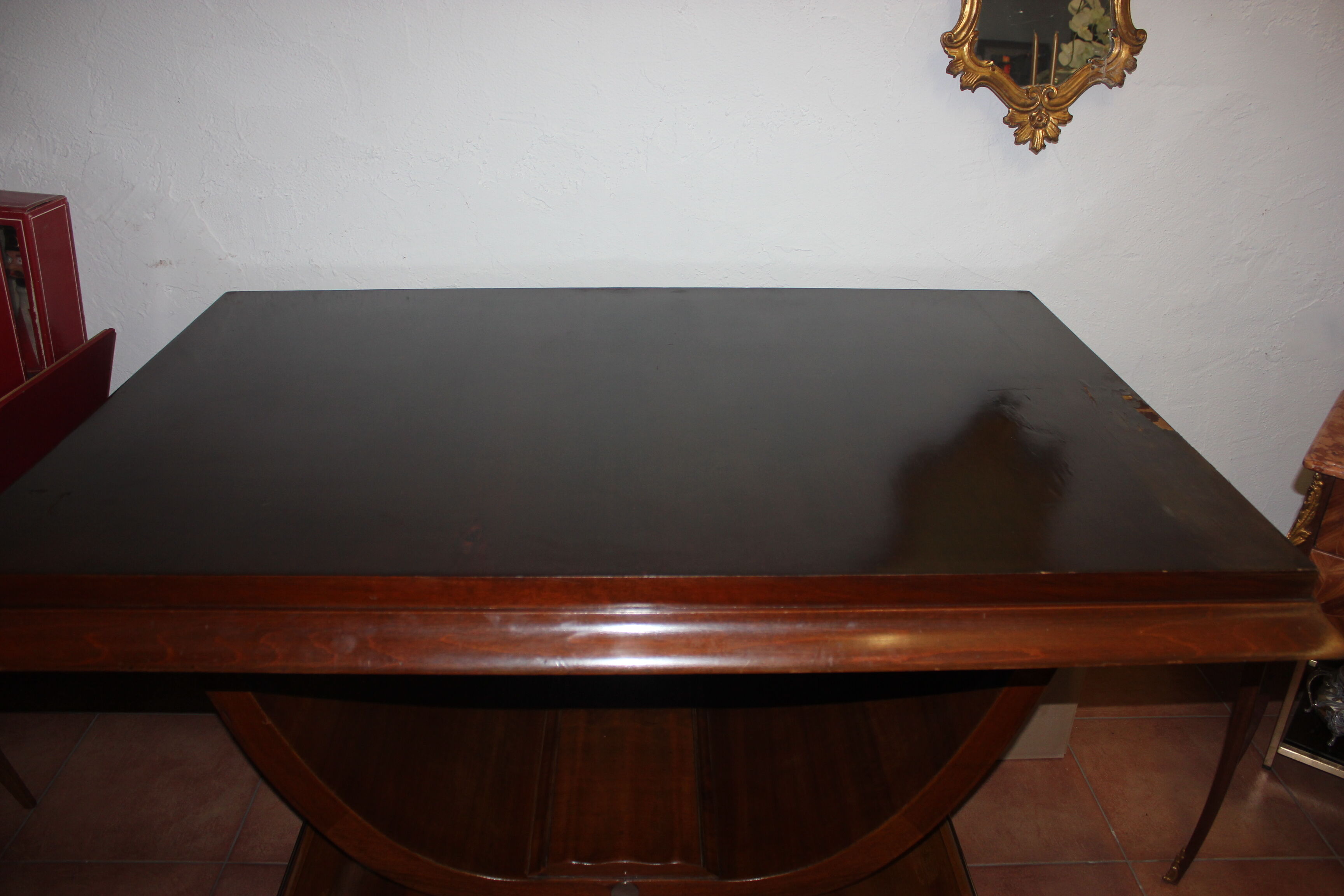 Table art deco 1930 in rosewood