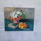 Oil on canvas, still life