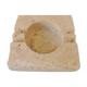 Large vintage travertine ashtray by Fratelli Mannelli 1970