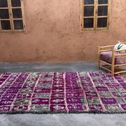 Moroccan Talsint purple rug - 193 x 324 cm