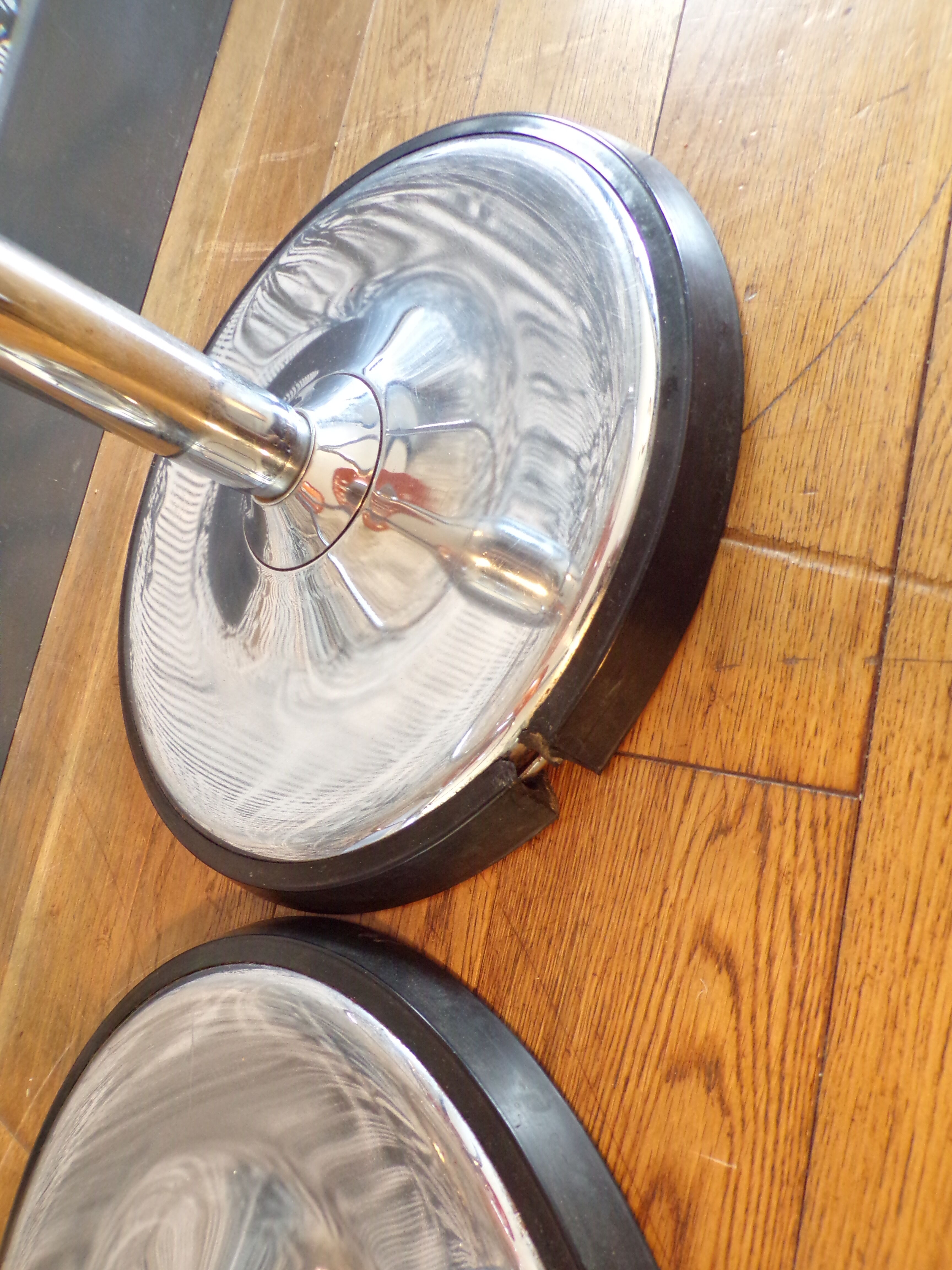 Pair of Mirima orange stools 1970s