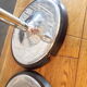 Pair of Mirima orange stools 1970s