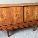 Enfilade vintage danoise en teck, années 60