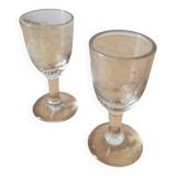 Set of 2 liqueur glasses