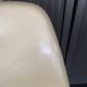 Eames lounge chair white fibre parchment base cat’s cradle Herman Miller