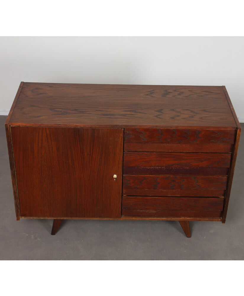Buffet in stained oak model U-458 by Jiri Jiroutek, 1960