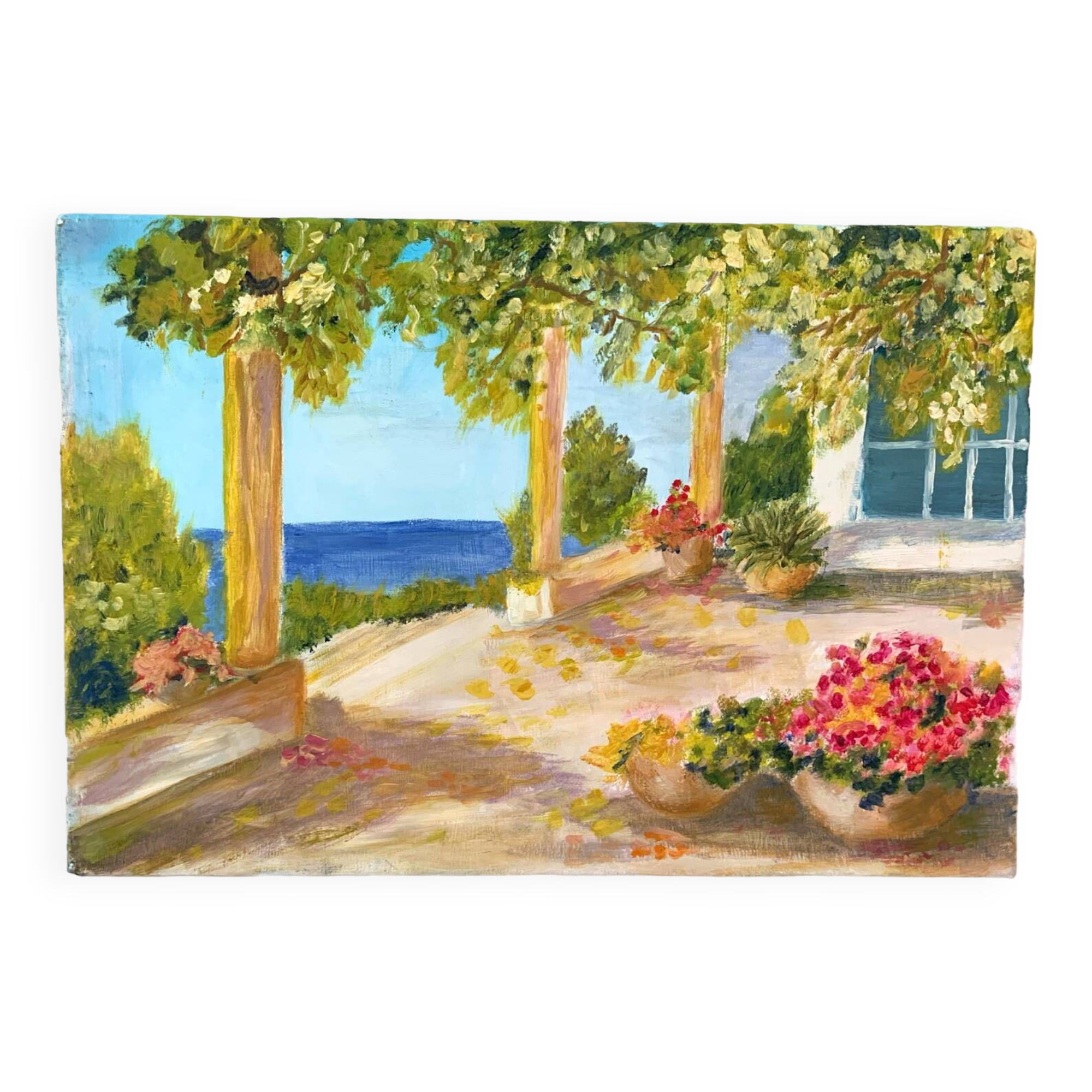 Oil painting on canvas landscape