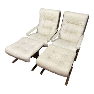 paire de fauteuils a - 1970