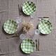 La Redoute x Selency lot de 4 assiettes mi-creuses vertes