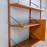 Poul Cadovius Royal System teak wall shelf, 1950s