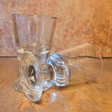 Verres bistrot soufflés vintage