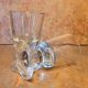 Old vintage blown bistro glasses