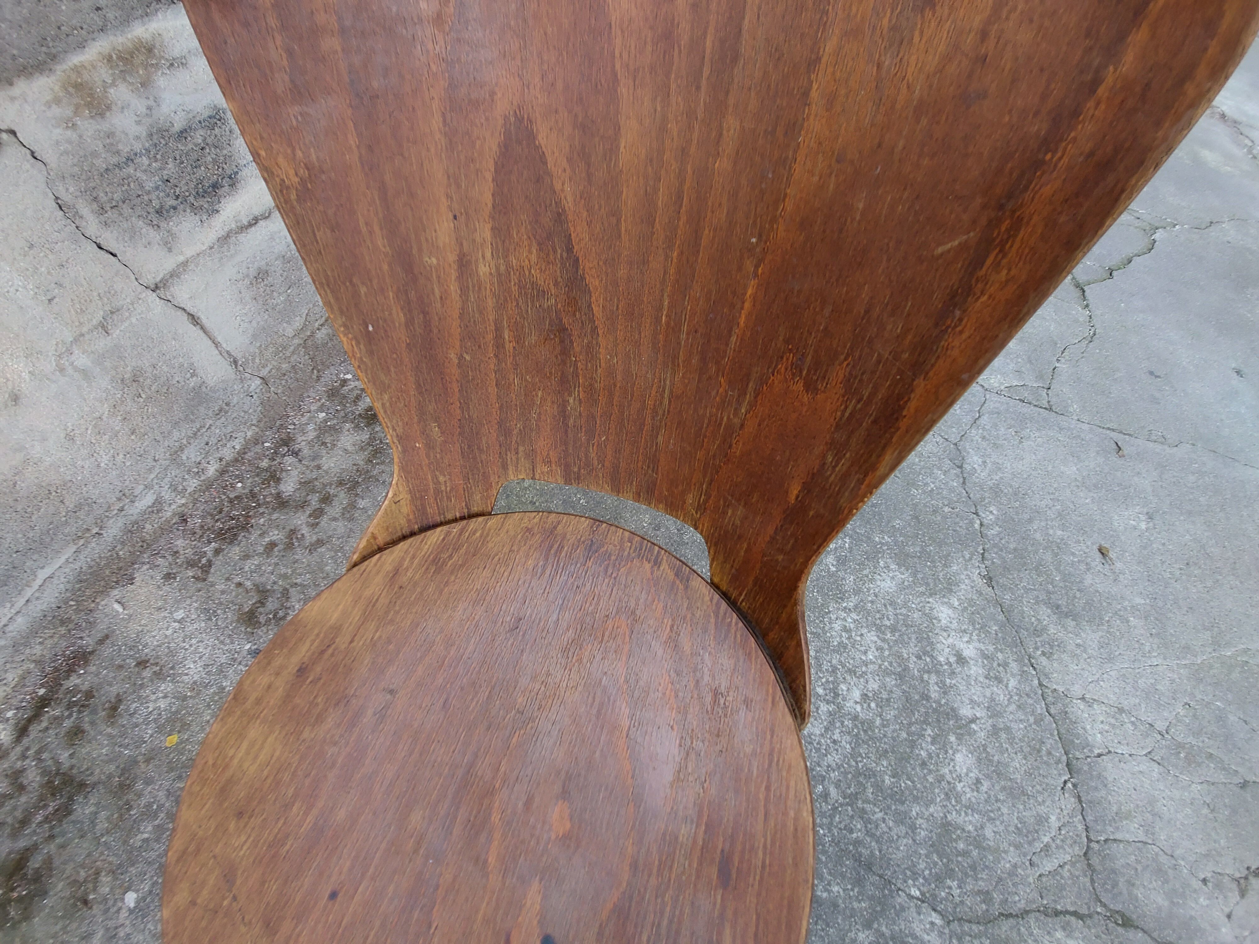 Set of 2 Baumann wooden chairs