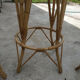 4 vintage rattan stools