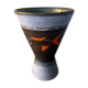 Diabolo vase Auguste Lucchesi dit luc (born in 1913) Vallauris