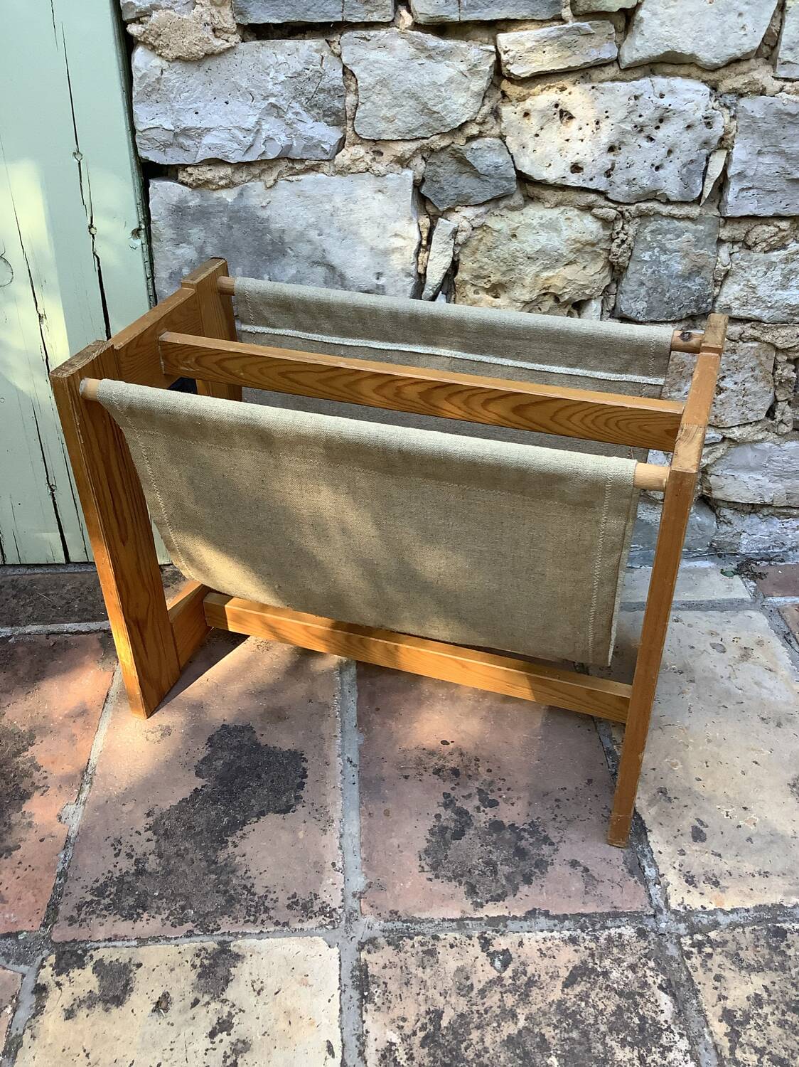 Scandinavian minimalist magazine rack