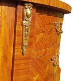 Louis XV style bedside table with marquetry