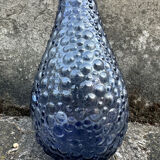 Carafe empoli purple mauve small bubbles hobnail