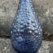 Carafe empoli violet mauve petits bulles hobnail
