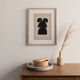 Peinture  sur papier ancien • M680 • signé eawy