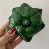 Mustard pot or jam maker in tomato-shaped slip