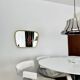 Brass Wall Mirror by Vereinigte Werkstätten München