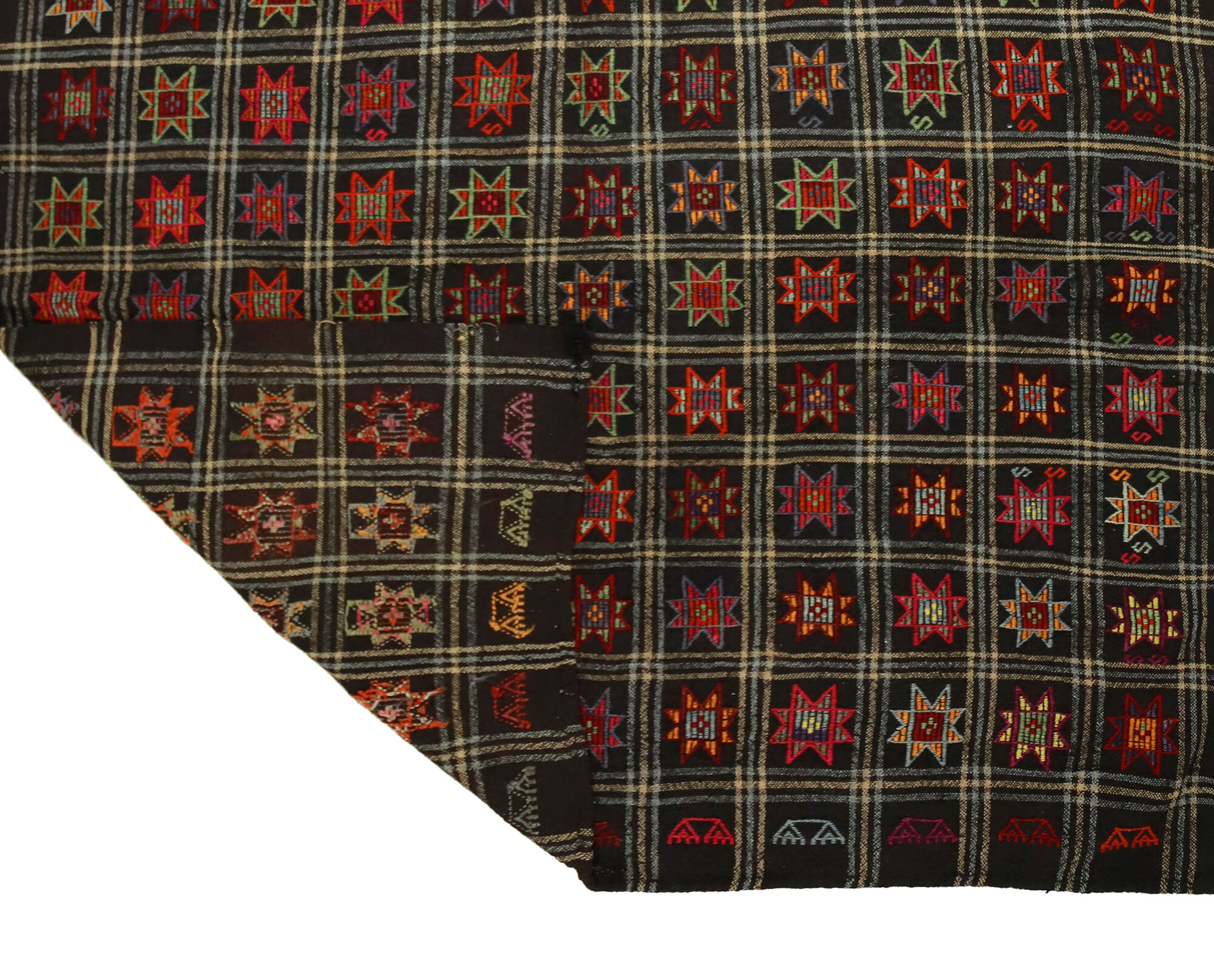 Anatolian handmade kilim rug 305 cm x 191 cm