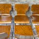 6 vintage Scandinavian chairs from the 1970s.