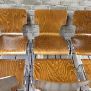 6 vintage Scandinavian chairs from the 1970s.