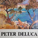 Exhibition poster, Deluca, 1987, 63 x 44 cm