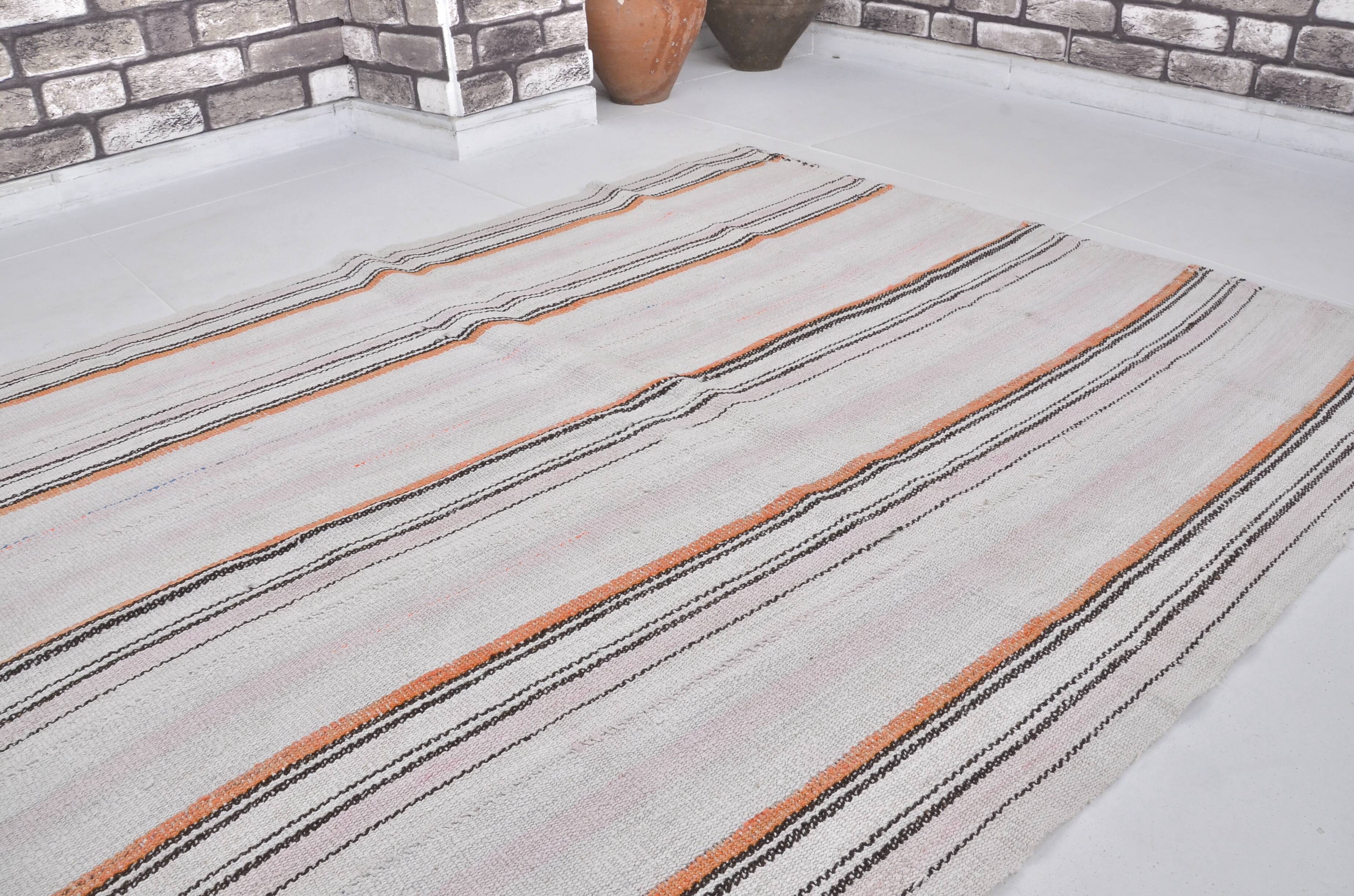 Stripe Anatolian Oushak Kilim Rug sku 3660