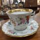 Duo tasses et sous-tasses en porcelaine Vieux Paris XIX ème