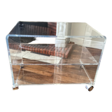 Design table in Hyalo plexiglass