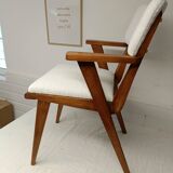 Set of 2 50s style chairs refurbished